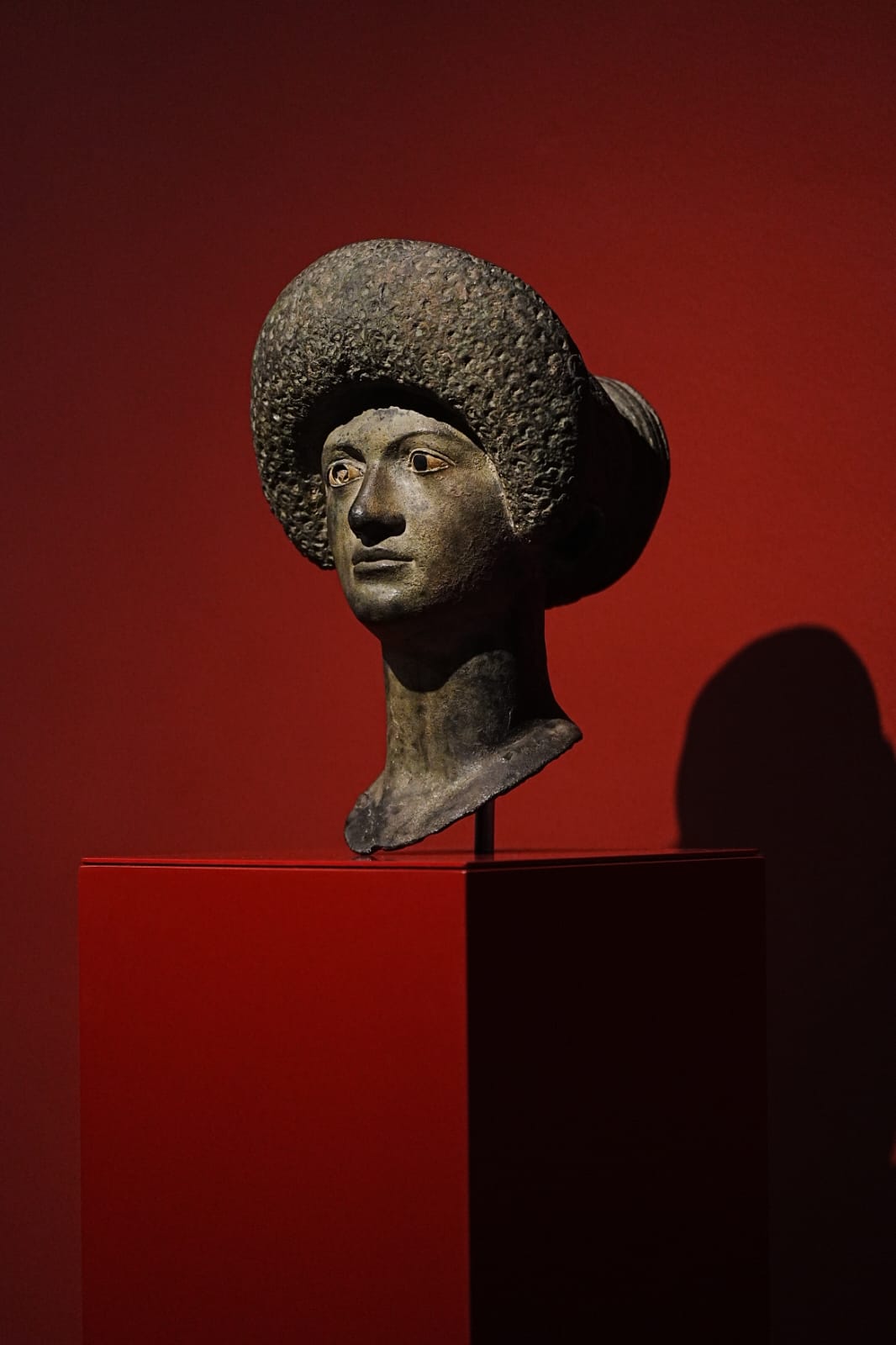 Bust d'una dona romana amb un pentinat de vespa