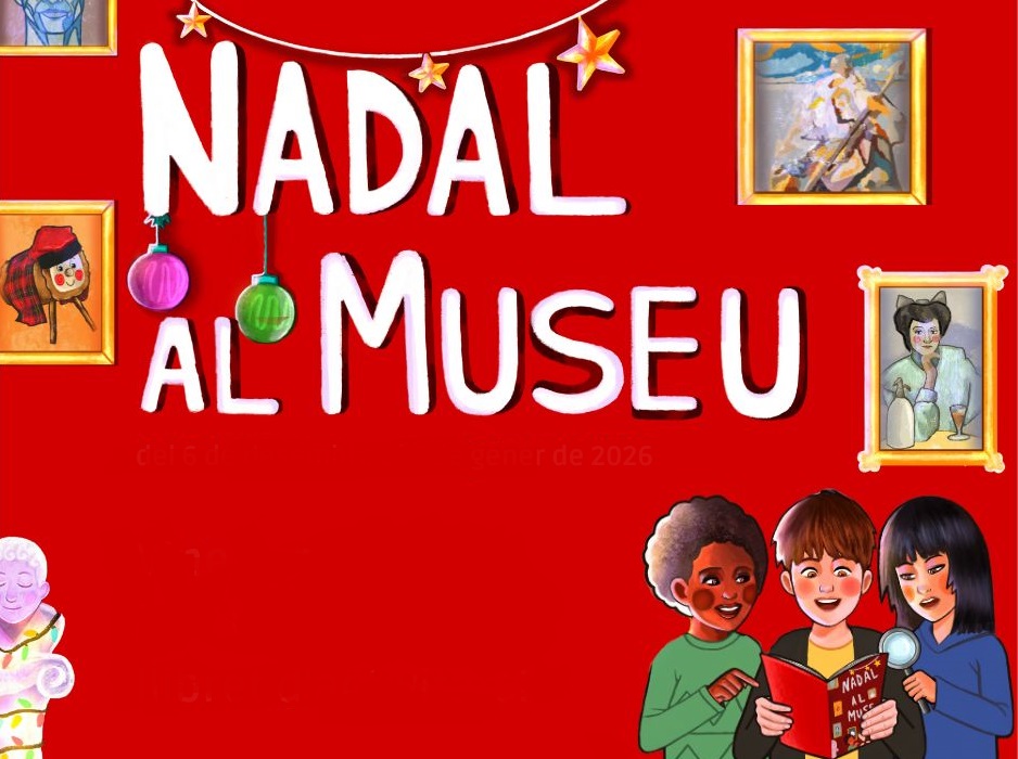 Dues dones joves explicant un conte a un grup d'infants 