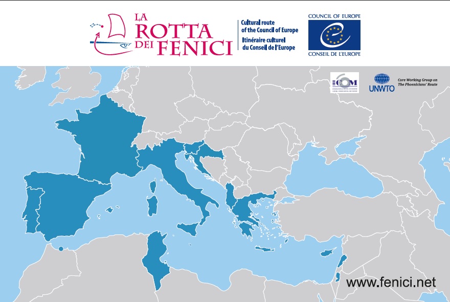 Mapa de la ruta dels fenicis
