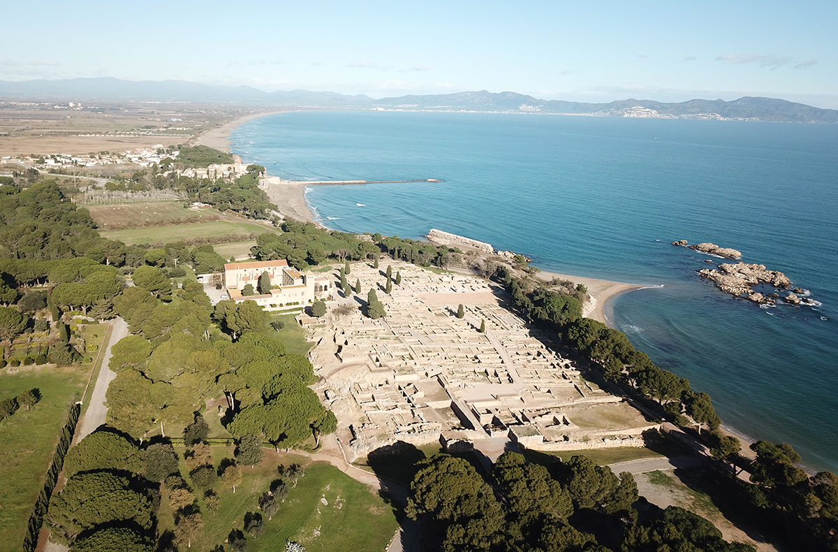 Empúries des de l'aire